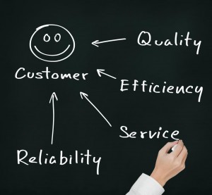 Customer Service, Reliability, Efficiency, Quality