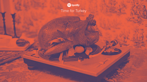 Spotify, #Thanksgiving Turkey, Music Sharing