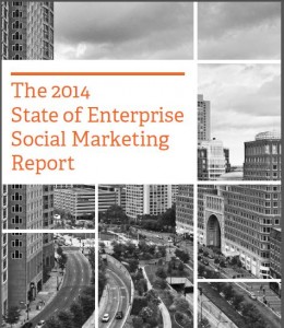 2014 state of enterprise marketing report, social media marketing