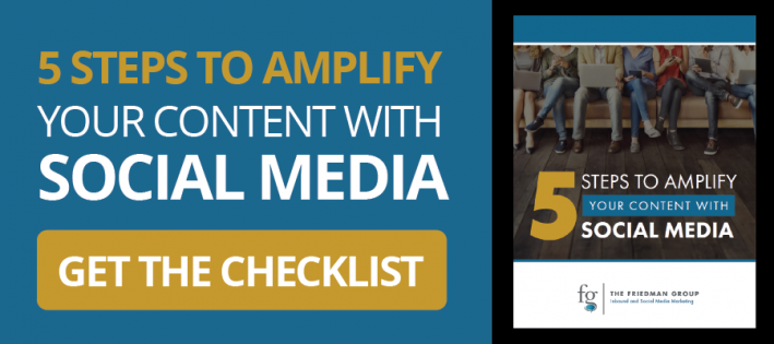 5 Steps To Amplify Your Content With Social Media Checklist